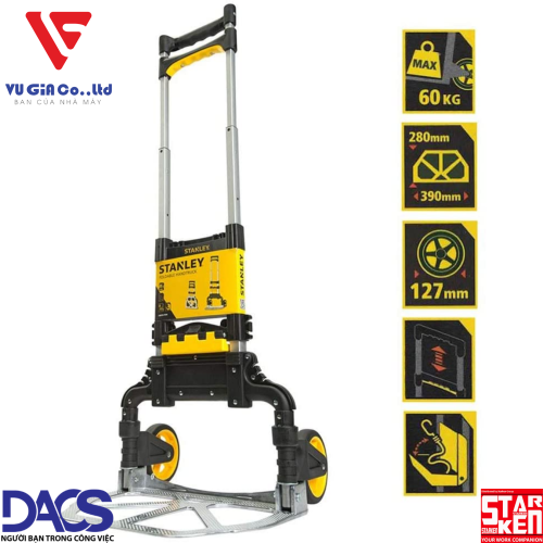 Stanley FT501 2-wheel trolley – Load capacity 60kg