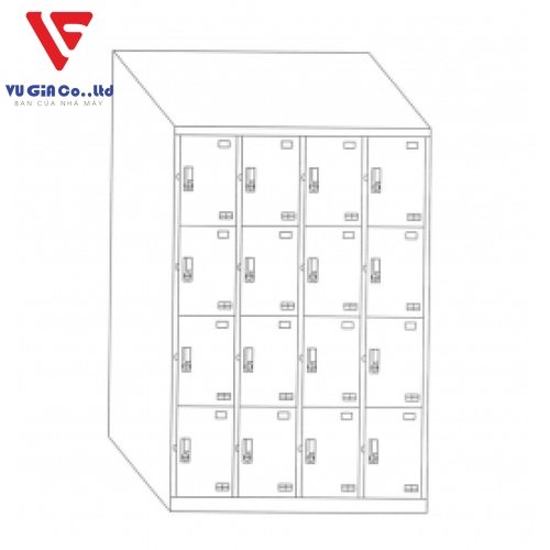 Locker cabinet 16C4K