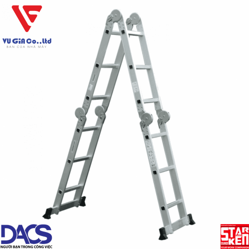 STARKEN ST403H FOUR-Segment Aluminum Ladder