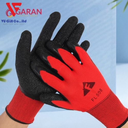 RUBBER-COATED GLOVES ARE ANTI-WRINKLE, OIL-RESISTANT, Abrasion-Resistant, Sweat-Absorbent, Breathable