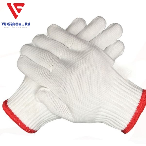 WHITE POLY FIBER GLOVES 80G