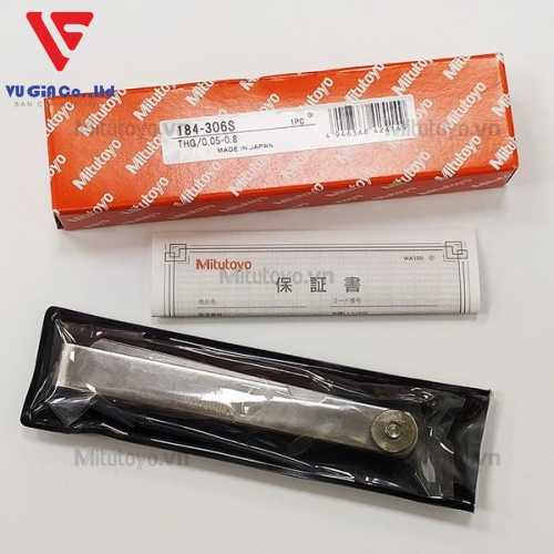 Gap Thickness Gauge Mitutoyo 184-306S (0.05-0.8mm)