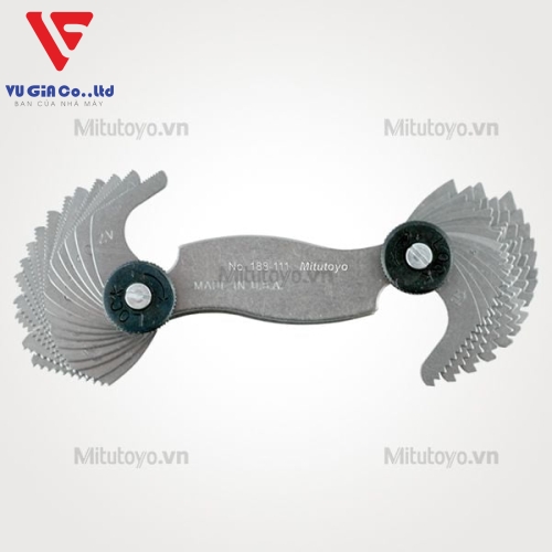 Mitutoyo 30-blade thread gauges 188-111 (4-42TPI)