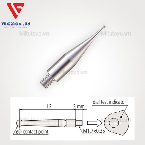 Mitutoyo folding pedometer needle 0.5mm