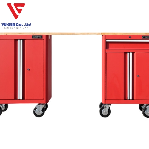 CSPS mechanical cooler table black/red 183cm