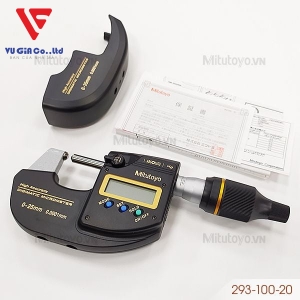 Mitutoyo 293-100-20 external digital micrometer (0-25mm)