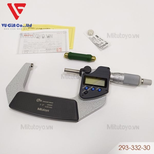 Mitutoyo 293-332-30 external digital micrometer (50 – 75mm / 2-3