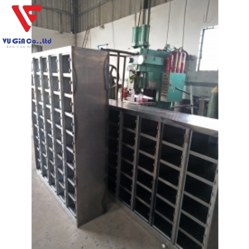 Processing powder-coated iron cabinets