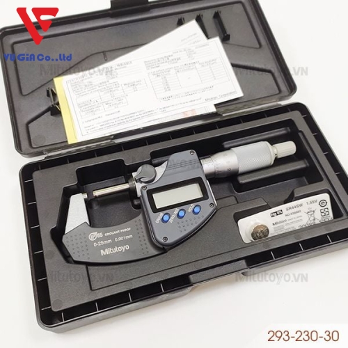 Electronic micrometer external measurement Mitutoyo 293-230-30 (0 - 25mm)