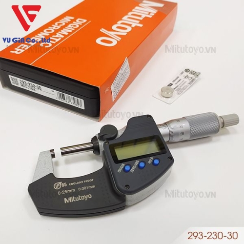 Electronic micrometer external measurement Mitutoyo 293-230-30 (0 - 25mm)