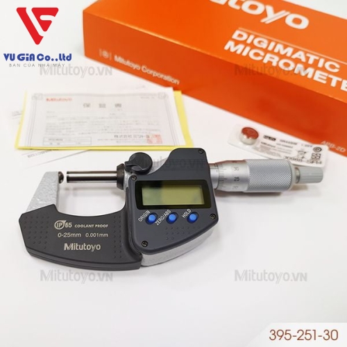 Mitutoyo 395-251-30 external digital micrometer (0 - 25mm)