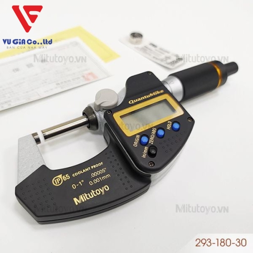 Mitutoyo 293-180-30 external digital micrometer (0 - 25mm/1