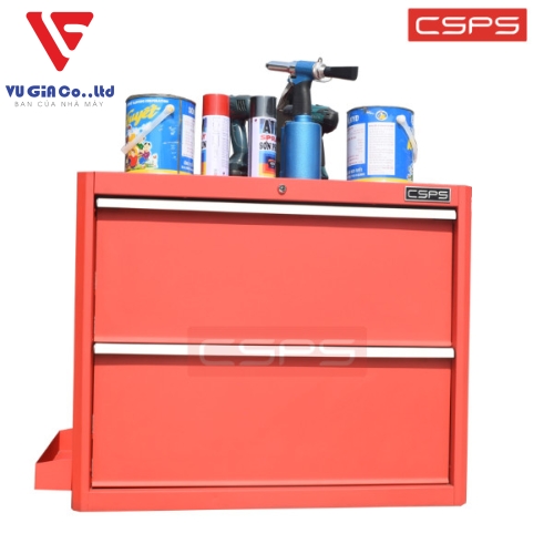 CSPS tool cabinet 91cm black/red - 02 drawers