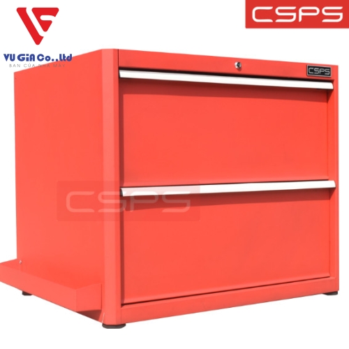 CSPS tool cabinet 91cm black/red - 02 drawers