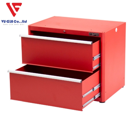 CSPS tool cabinet 91cm black/red - 02 drawers