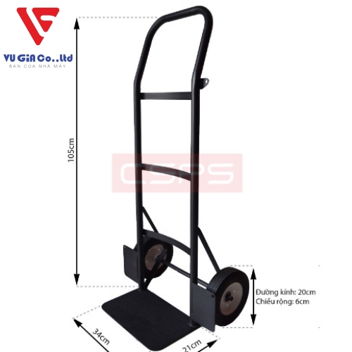 CSPS 2-wheel trolley with height 105cm