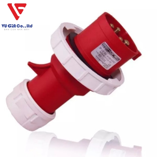 32A 4-pin watertight industrial plug BEK-0242